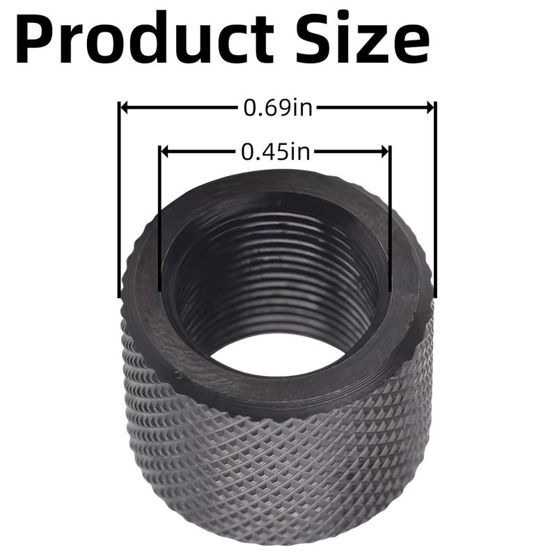 COSVMUF Thread Protector for .22LR .223 & 5.56 1/2 x 28 Thread Protector, Durable, Cerakoted Finish (4 Pack) - Image 2